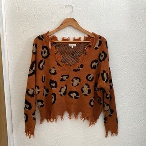 Cheetah sweater